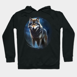 Wolf in the moonlight Hoodie